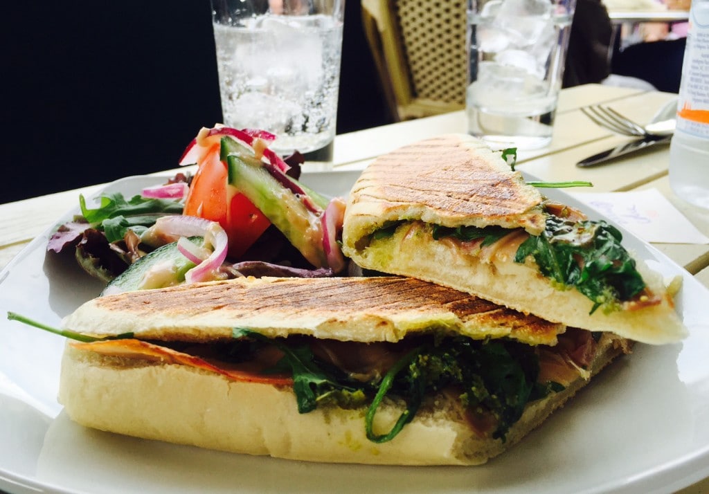 Panini for lunch - - "Punting in Cambridge, England – And I am not Talking about Football" - Two Traveling Texans