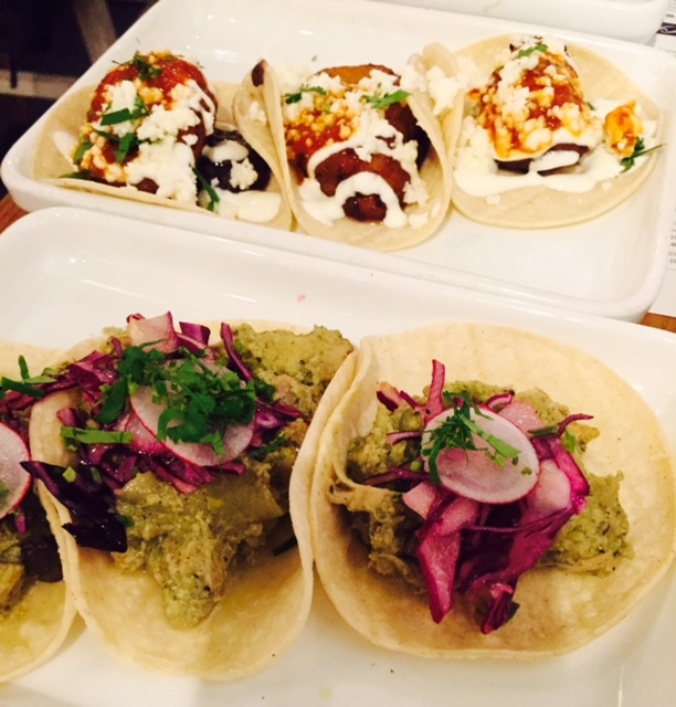 A selection of tacos, delicious! - "Mexican Food Finds in London" - Two Traveling Texans
