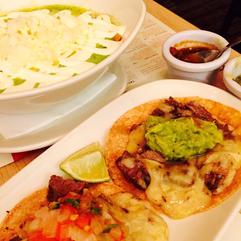 The tacos and enchiladas at Lupita are excellent! - "Mexican Food Finds in London" - Two Traveling Texans