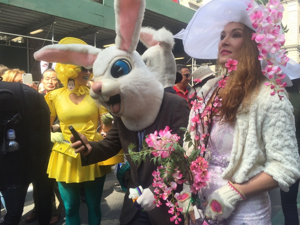 It wouldn't be an Easter Parade without the Easter Bunny!