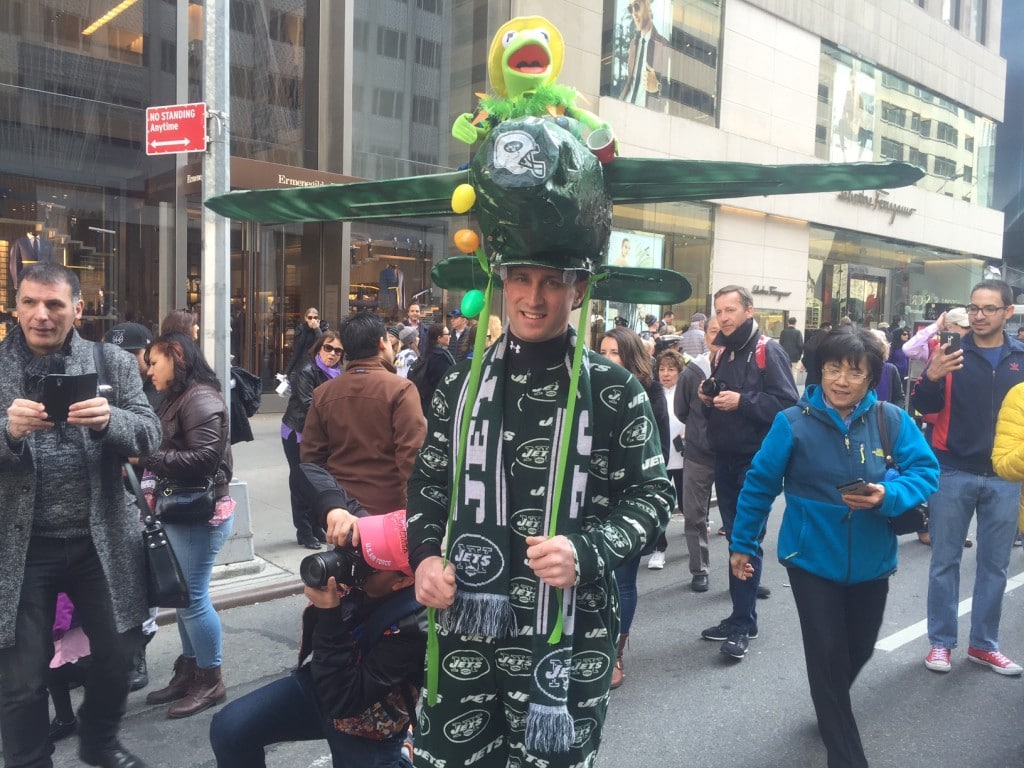 J-E-T-S Jets - You never know what you will see at the Easter Parade